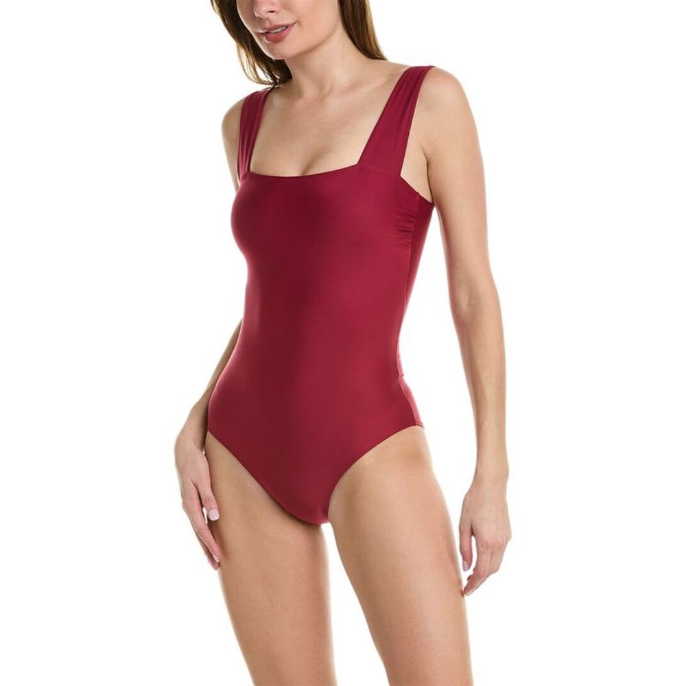 Hermoza Burgundy One Piece Swimsuit